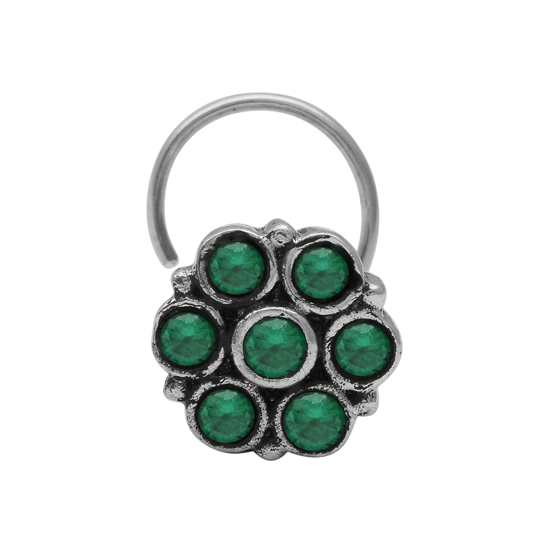 mooneye silver nose pin