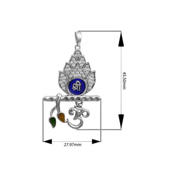 Lord Krishna Flute Religious Pendant