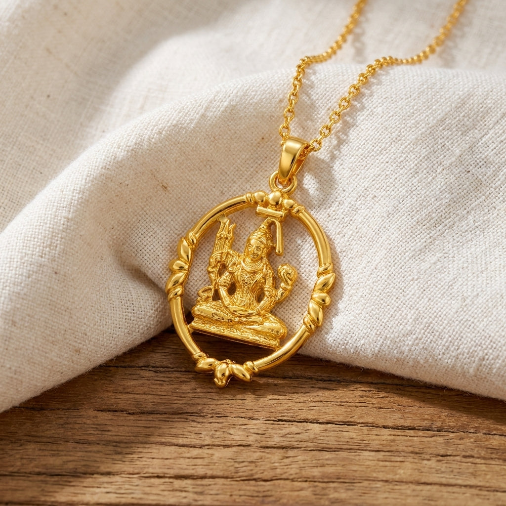 Lord Shiva Pendant - Sterling Silver