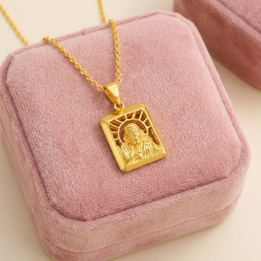 Sai Baba Pendant - Sterling Silver