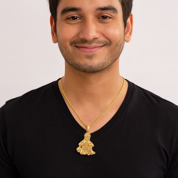 Hanuman Pendant – Sterling Silver