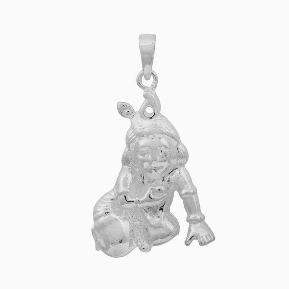 Bal Gopal Pendant - Sterling Silver