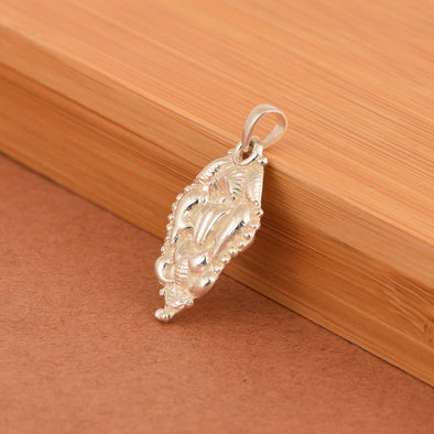 Ganesha Pendant - Sterling Silver