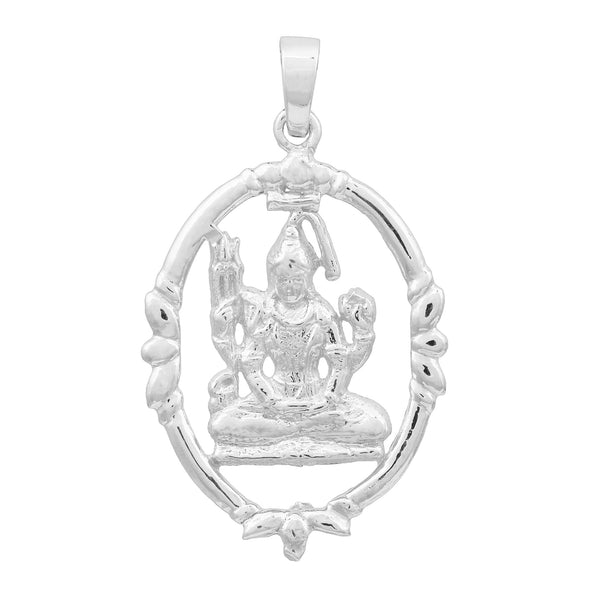 Lord Shiva Pendant - Sterling Silver