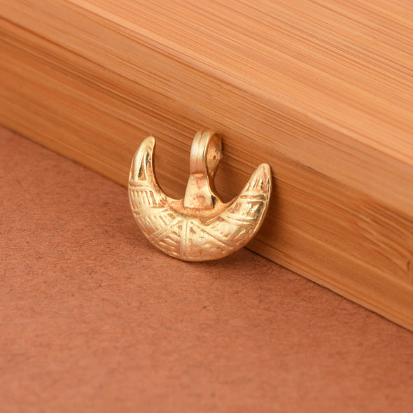 Half Moon Pendant - Sterling Silver