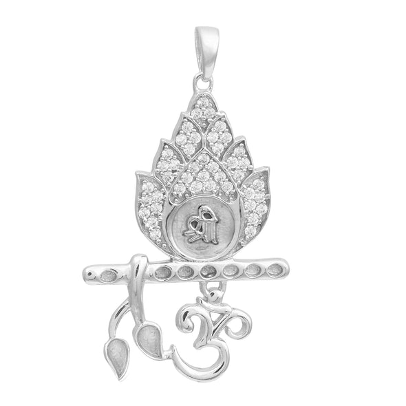 Om Shree Pendant - Sterling Silver