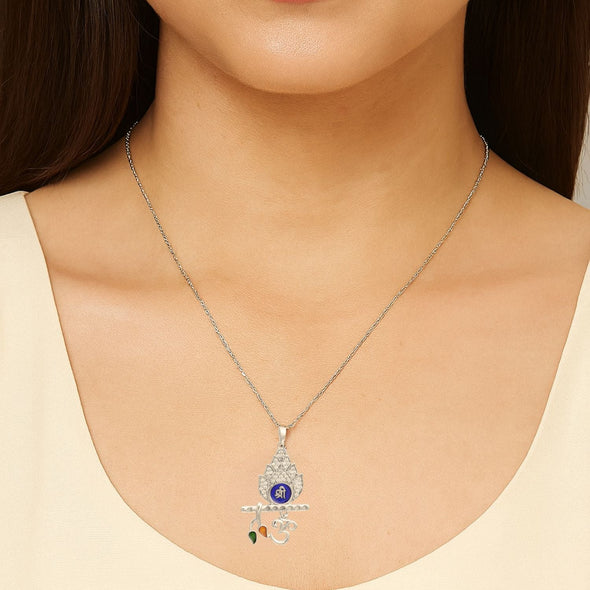 Lord Krishna Flute Religious Pendant