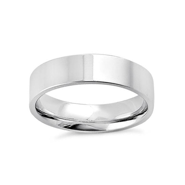 Classic Plain Band Ring - Sterling Silver