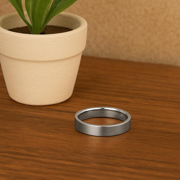 Classic Plain Band Ring - Sterling Silver