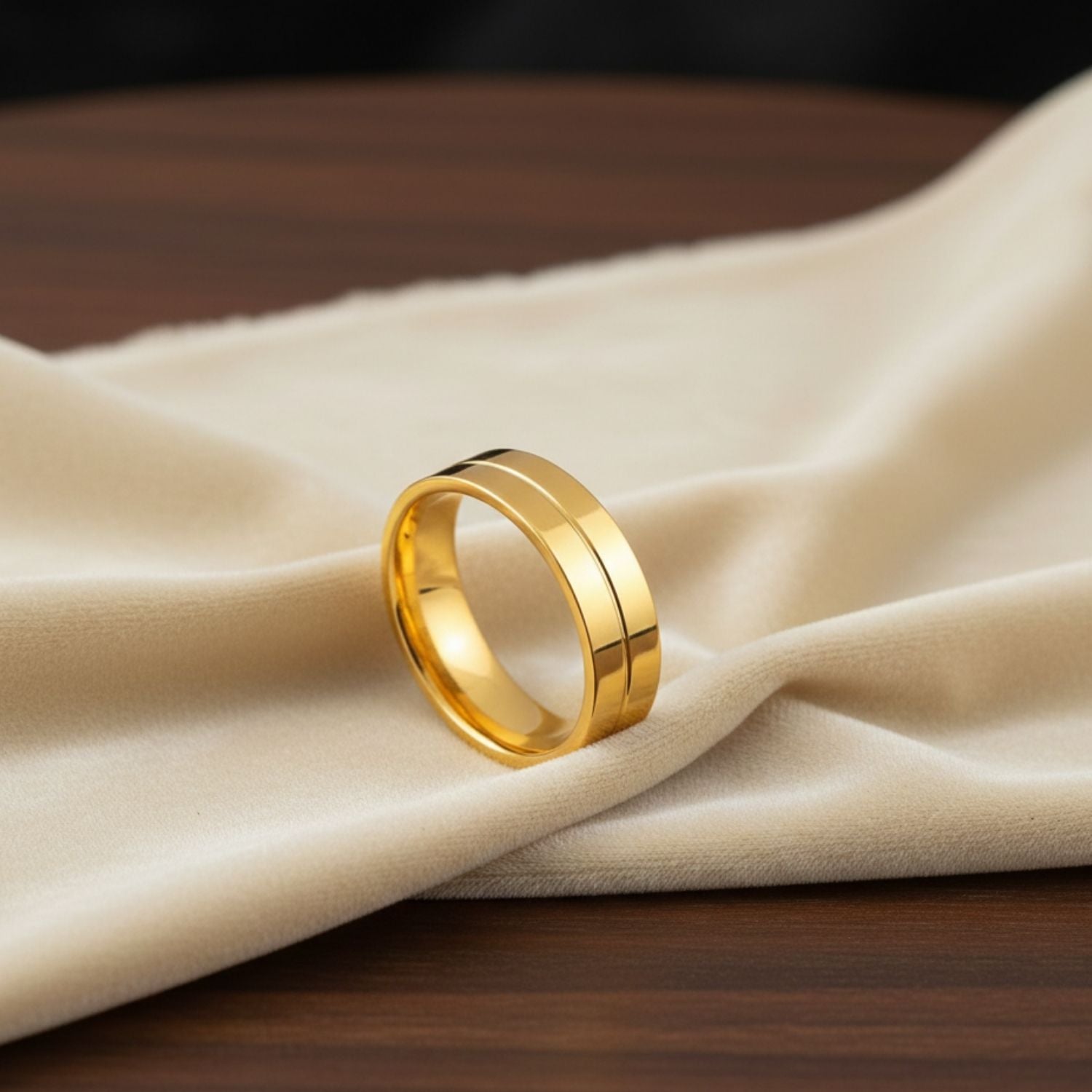 Flat Stackable Band Ring - Sterling Silver