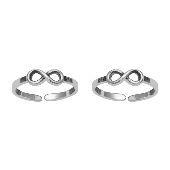 Infinity Toe Ring – Sterling Silver