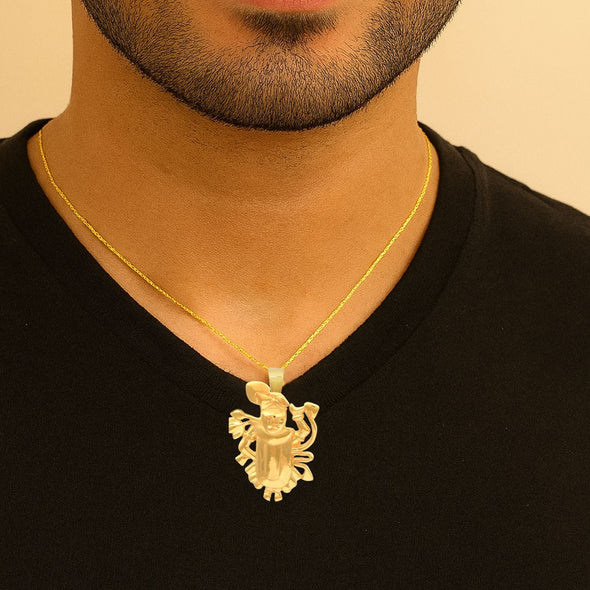 Lord Vitthal Pendant Yellow Gold Vermeil - Sterling Silver