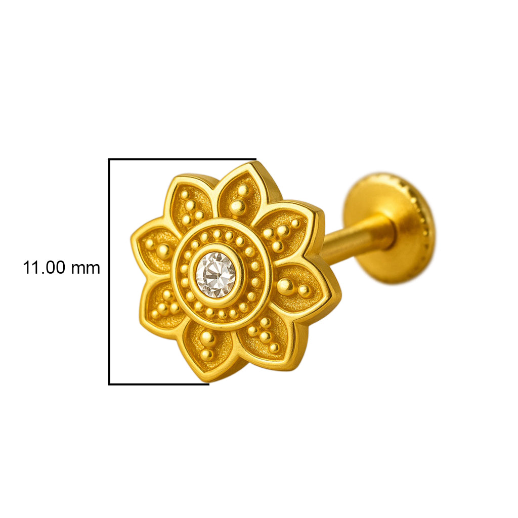 mooneye silver nose pin